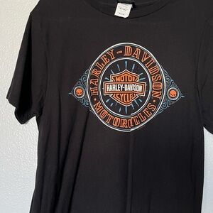 SAMPLE Harley-Davidson Black Graphic T-Shirt for Men